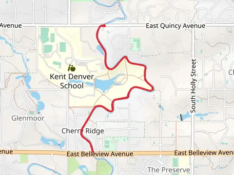 High Line Canal Trail from East Quincy Avenue - South