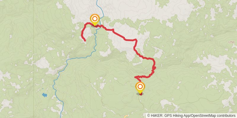 Wrights Valley Trail via Haynes Delight Trail stage 2 Map