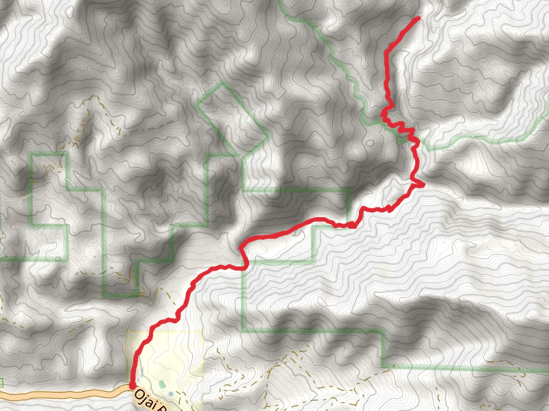 Last Chance and Santa Paula Canyon Trail