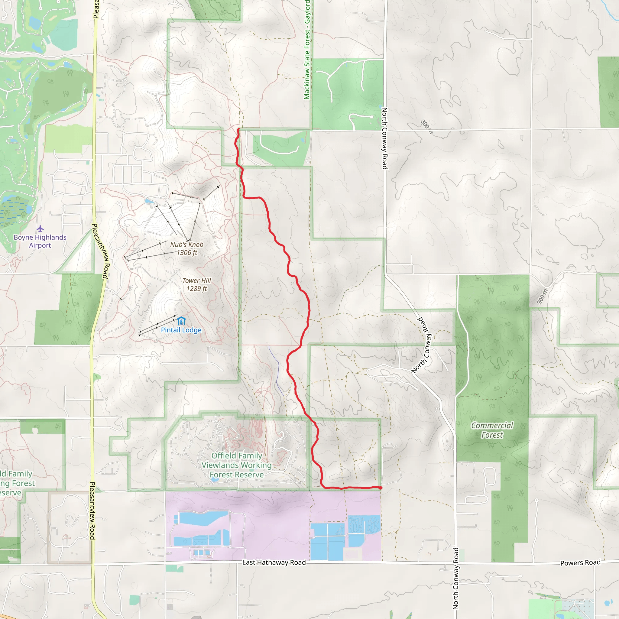 Iron Belle Trail mobile static map