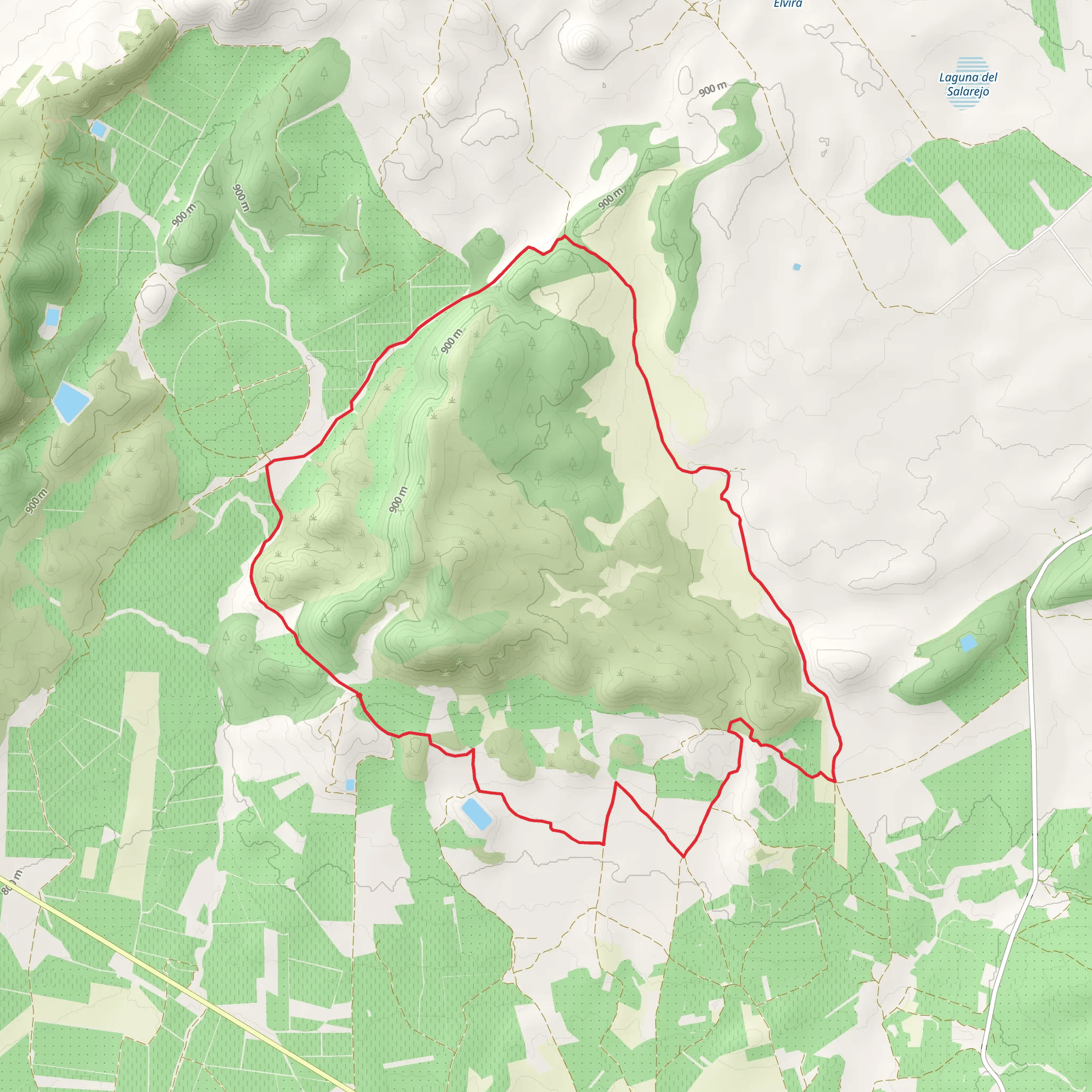 Cañada de la Plata and Cotico mobile static map