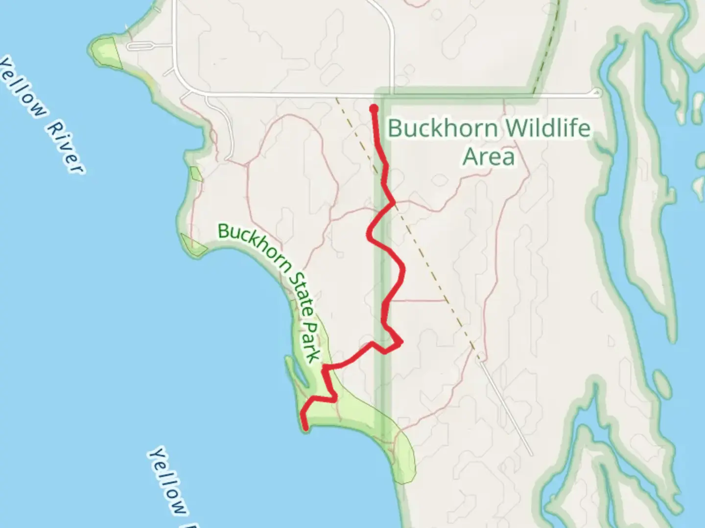 An image depicting the trail Turkey Hollow Segment Walk and its surrounding area.