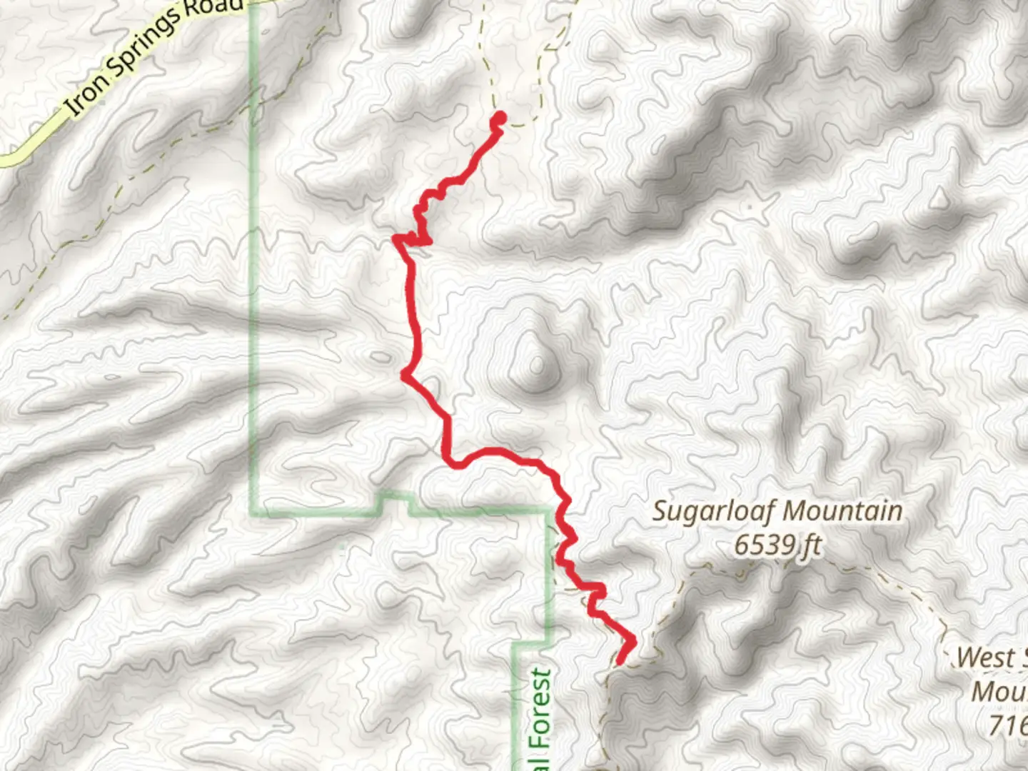 An image depicting the trail Grindstone Trail and its surrounding area.