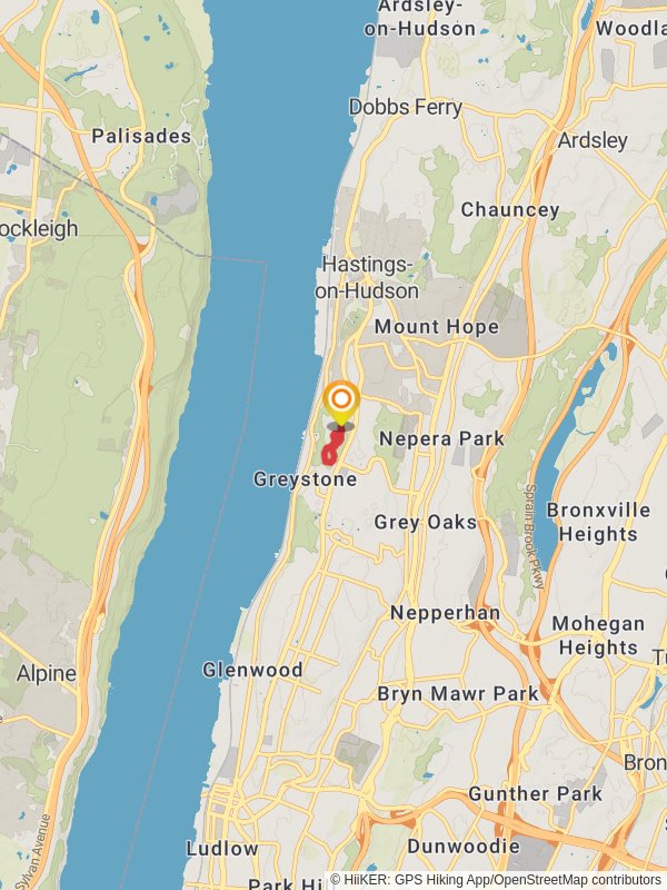 Westchester Lenoir Preserve Loop from David Lane