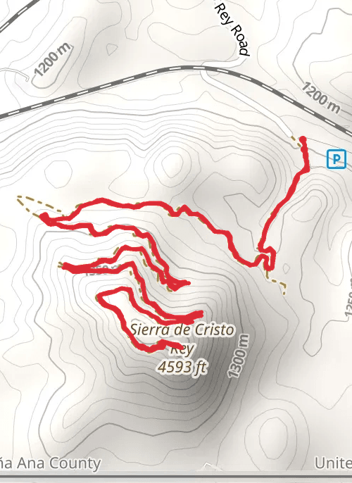 MT. Cristo Ray mobile static map