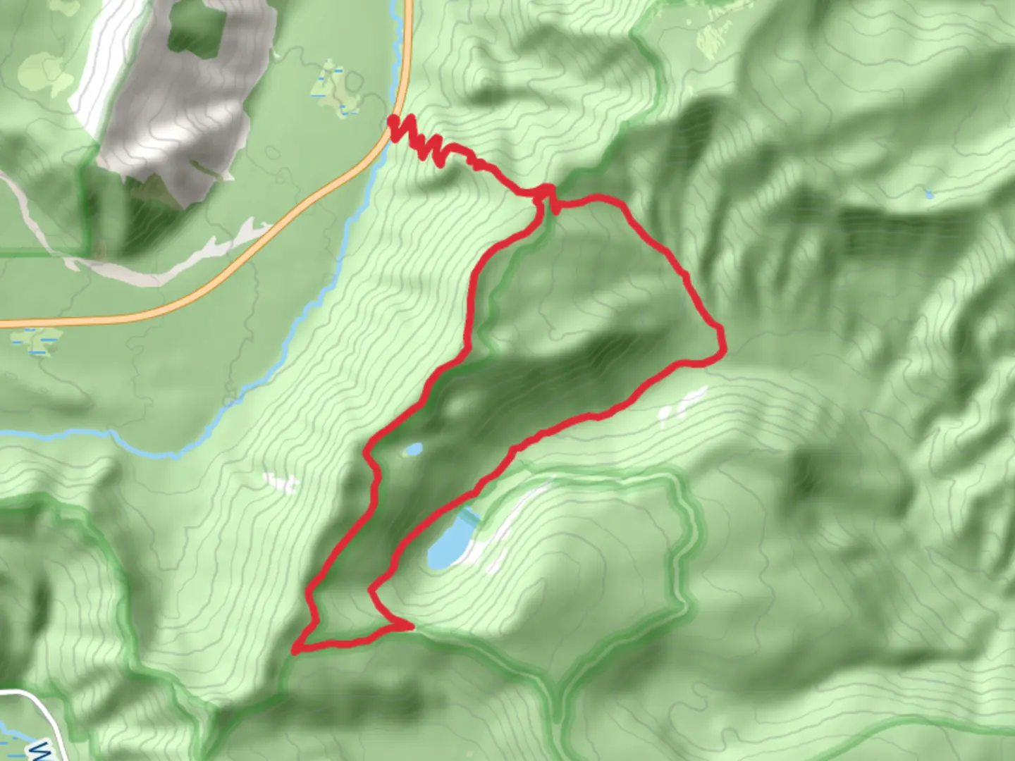 An image depicting the trail Gunsight Butte Loop via Gumjuwac Trail and its surrounding area.