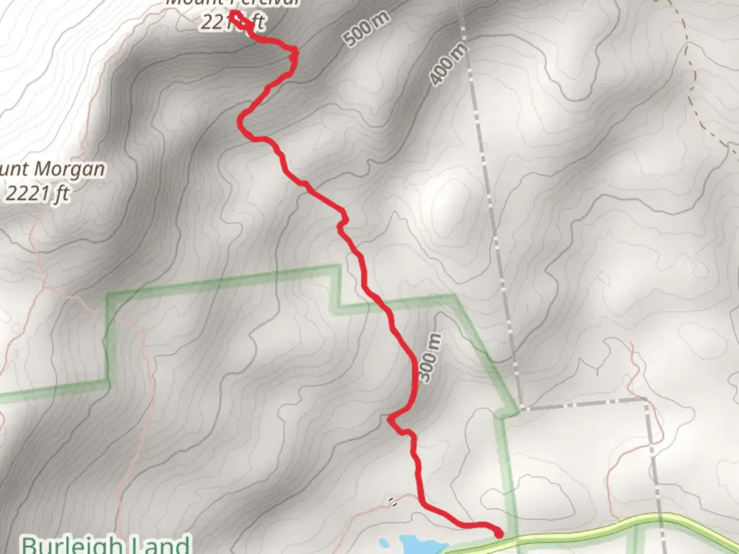 An image depicting the trail Mount Percival Trail and its surrounding area.