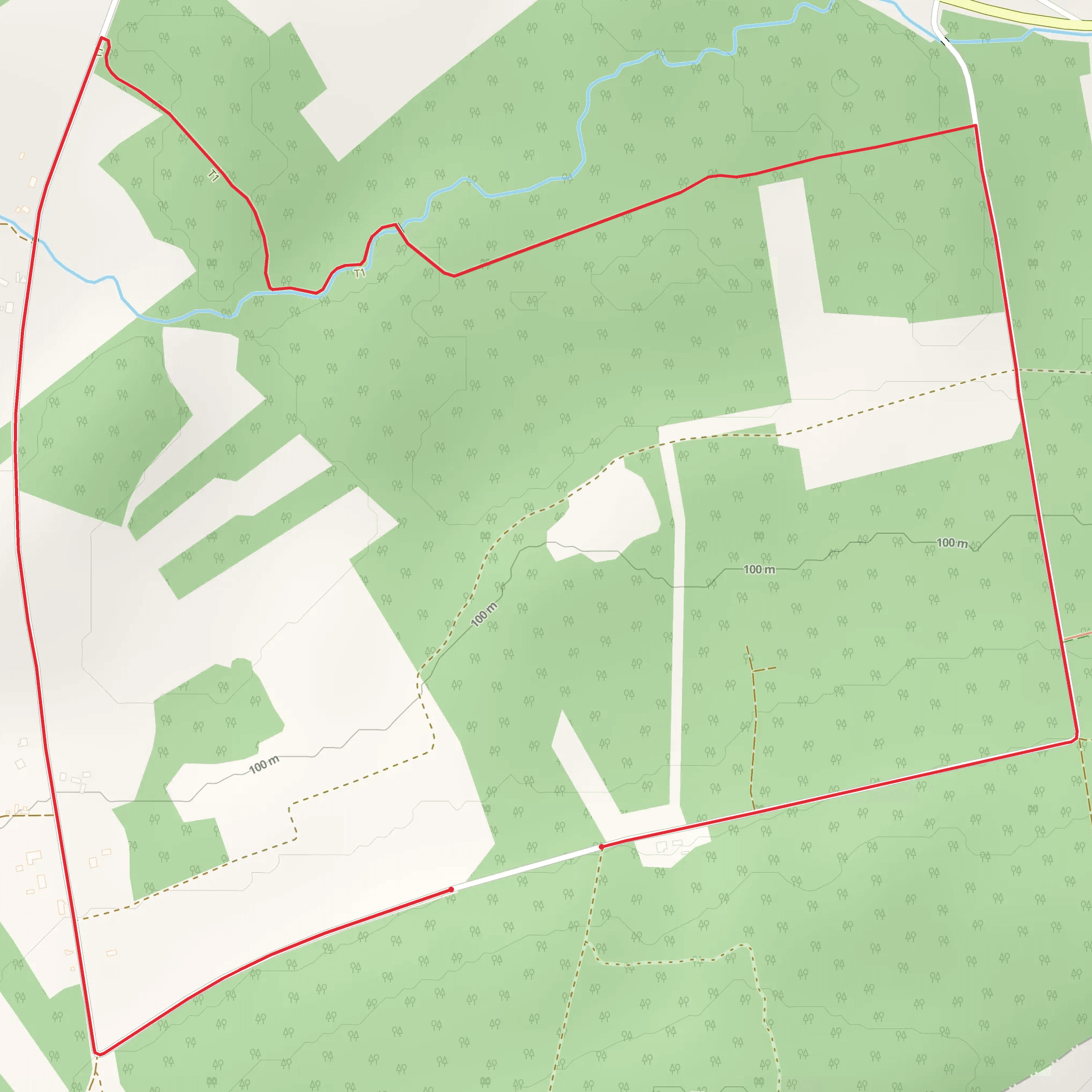 Cloonfad River Walk mobile static map