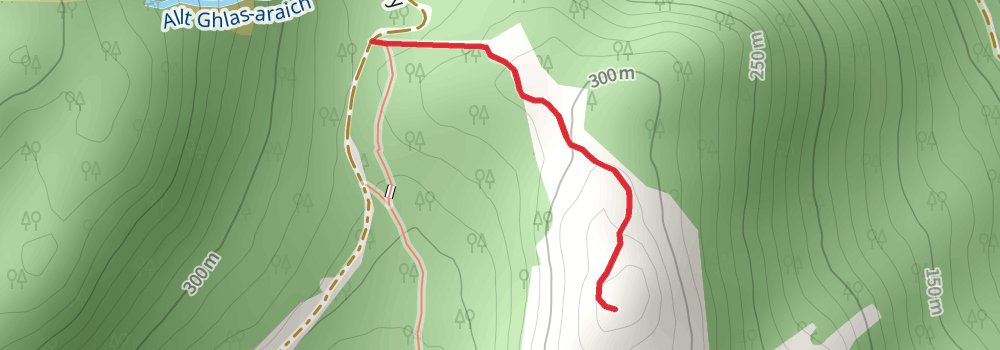 West Highland Way 5-Day Gentle Tour (Hillwalk Tours) spur 1 Map