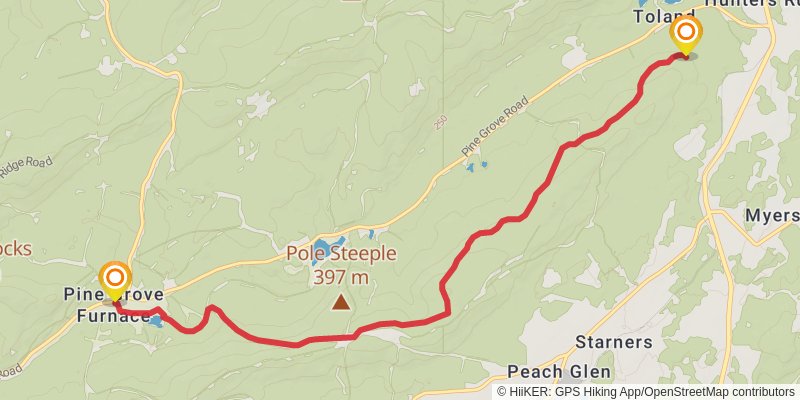 Appalachian Trail stage 112 Map