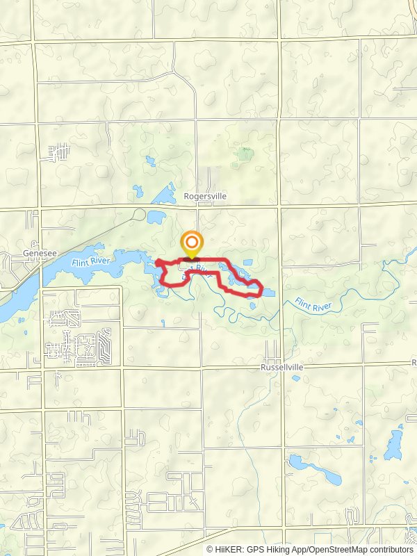 Loop around Flint River