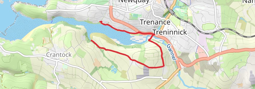 South West Coast Path 6-Day Challenging Tour (Hillwalk Tours) alt 2 Map