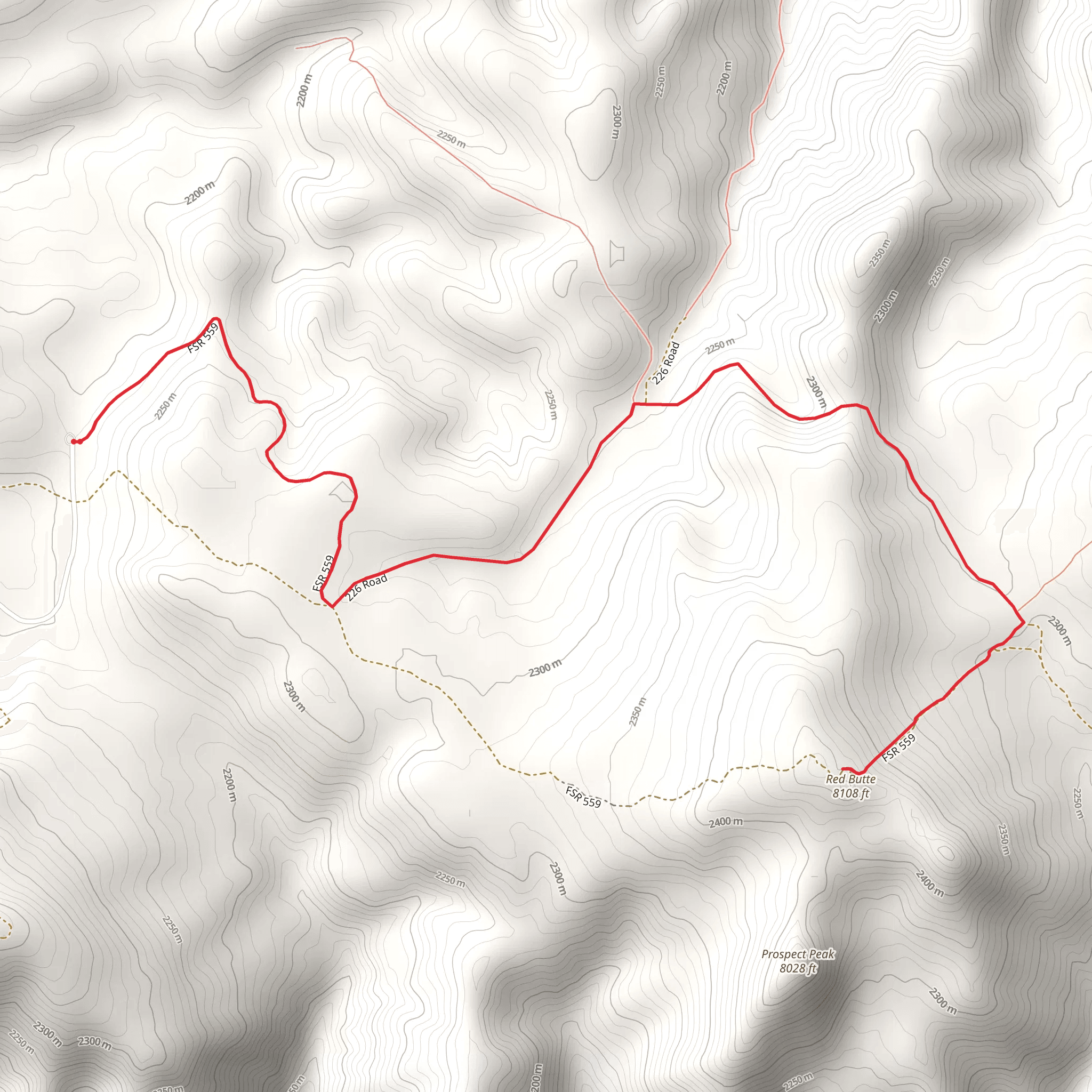 Road Two Hundred Twenty Six mobile static map
