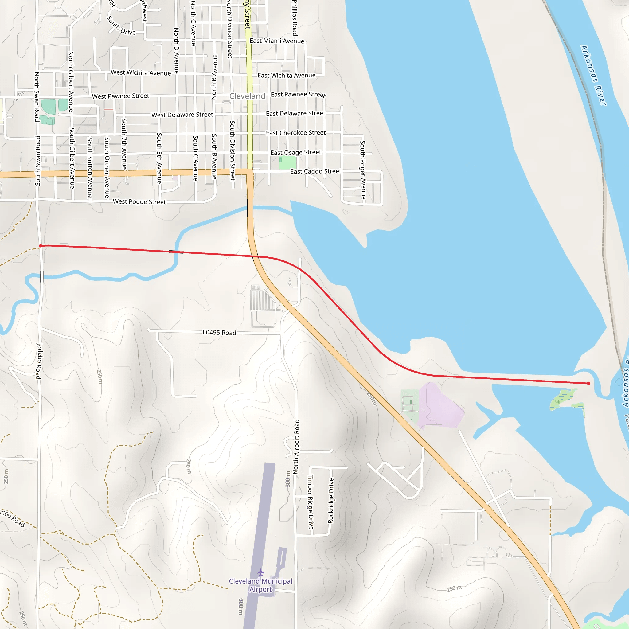 MKT Trail mobile static map