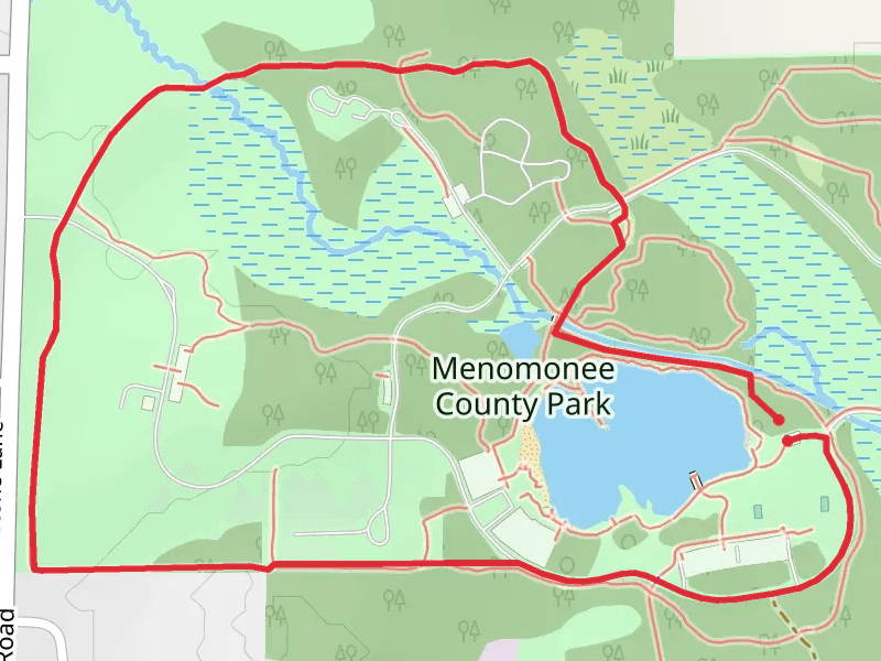 Menomonee County Park Loop