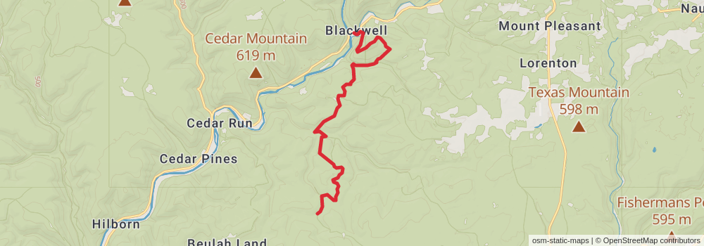 American Perimeter Trail - Northern Appalachian Primary stage 55 Map
