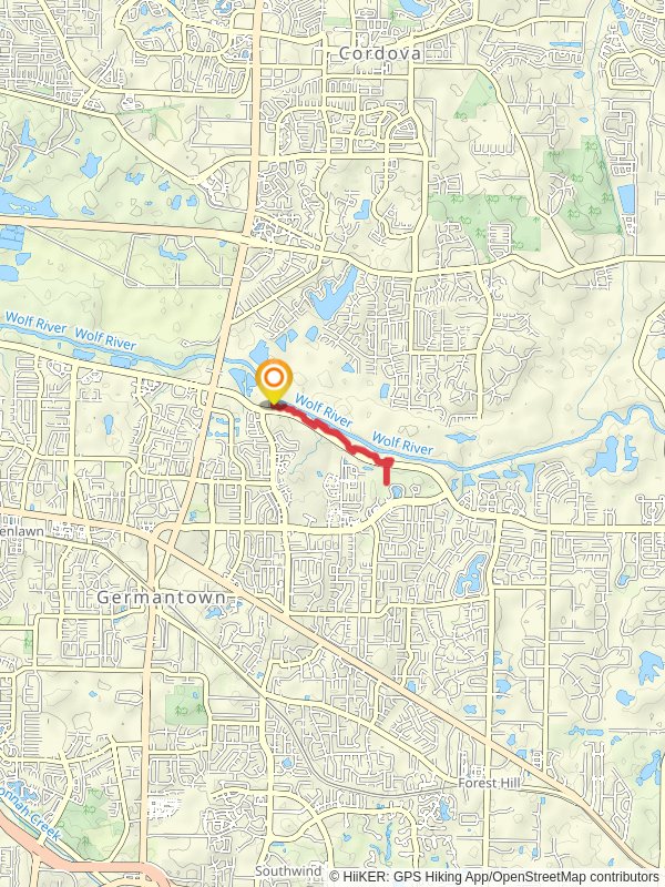 Wolf River Shore Walk to Cameron Brown Park