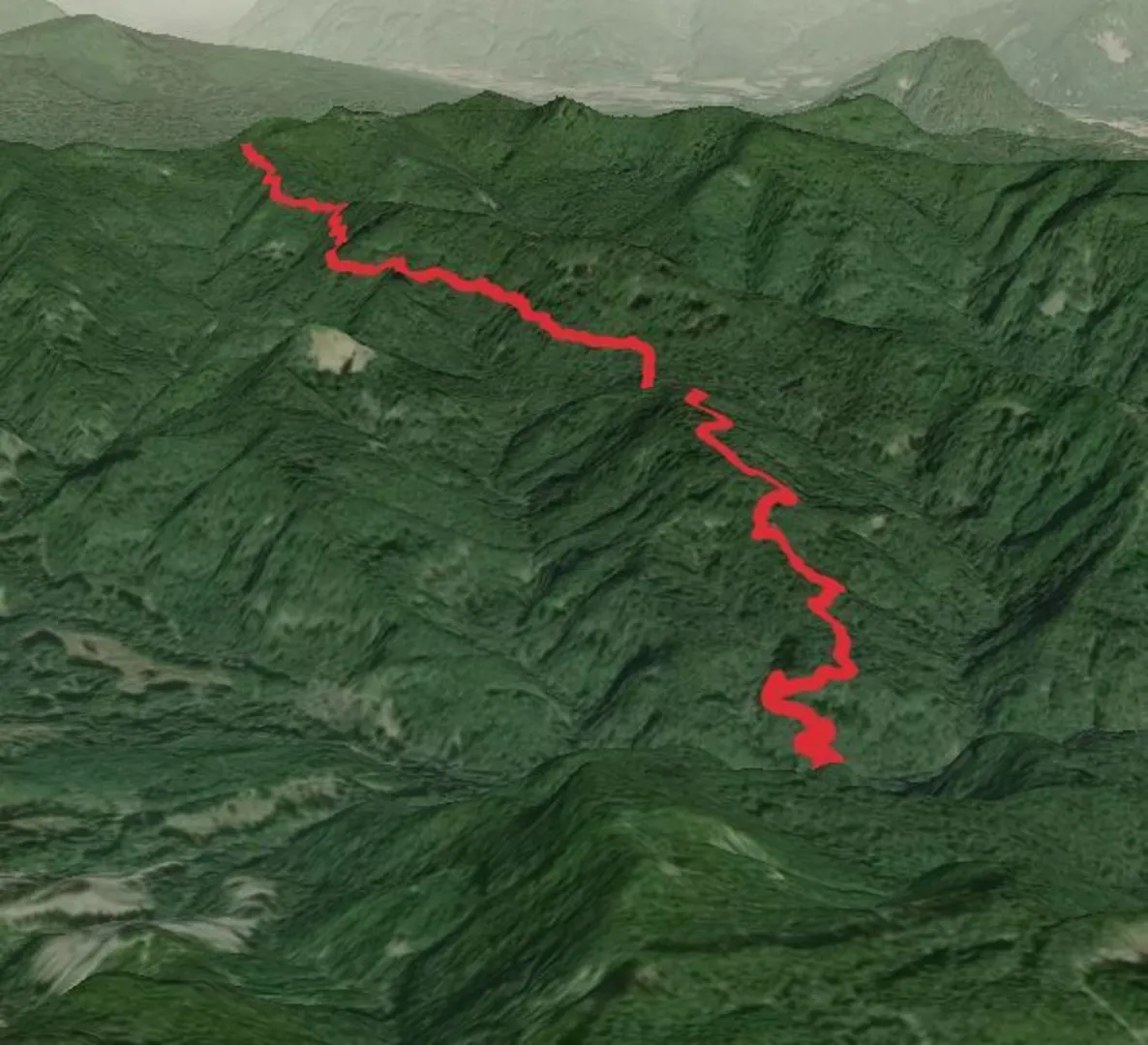 An image depicting the trail Sedum Point Trail and its surrounding area.