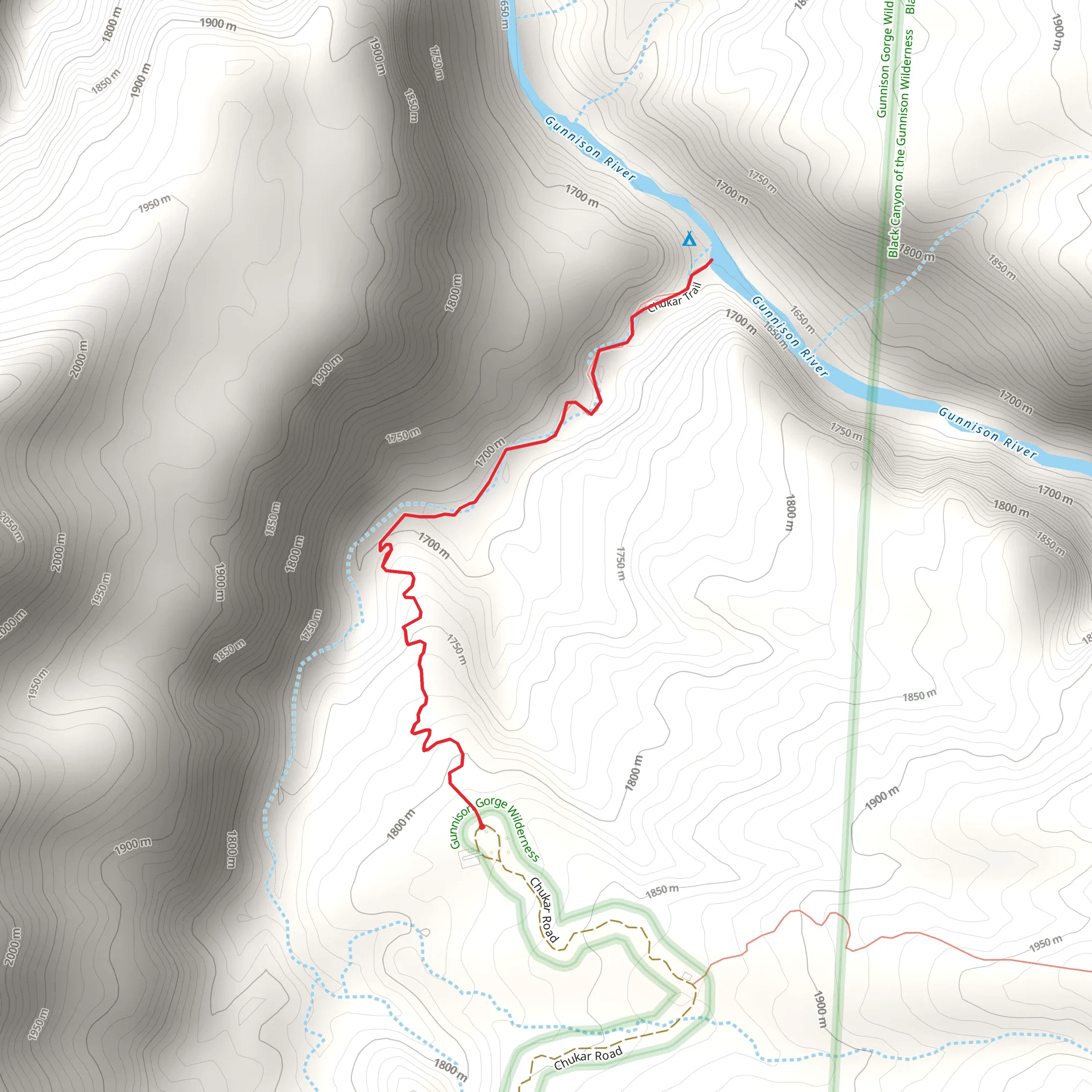 Chukar Camground mobile static map