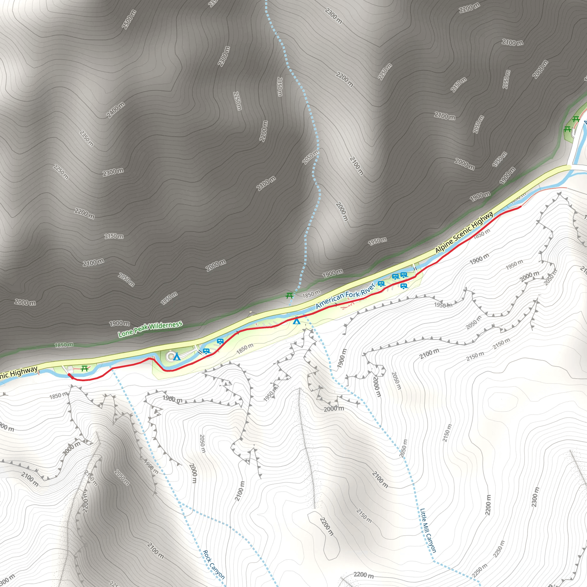 Little Mill Winter mobile static map