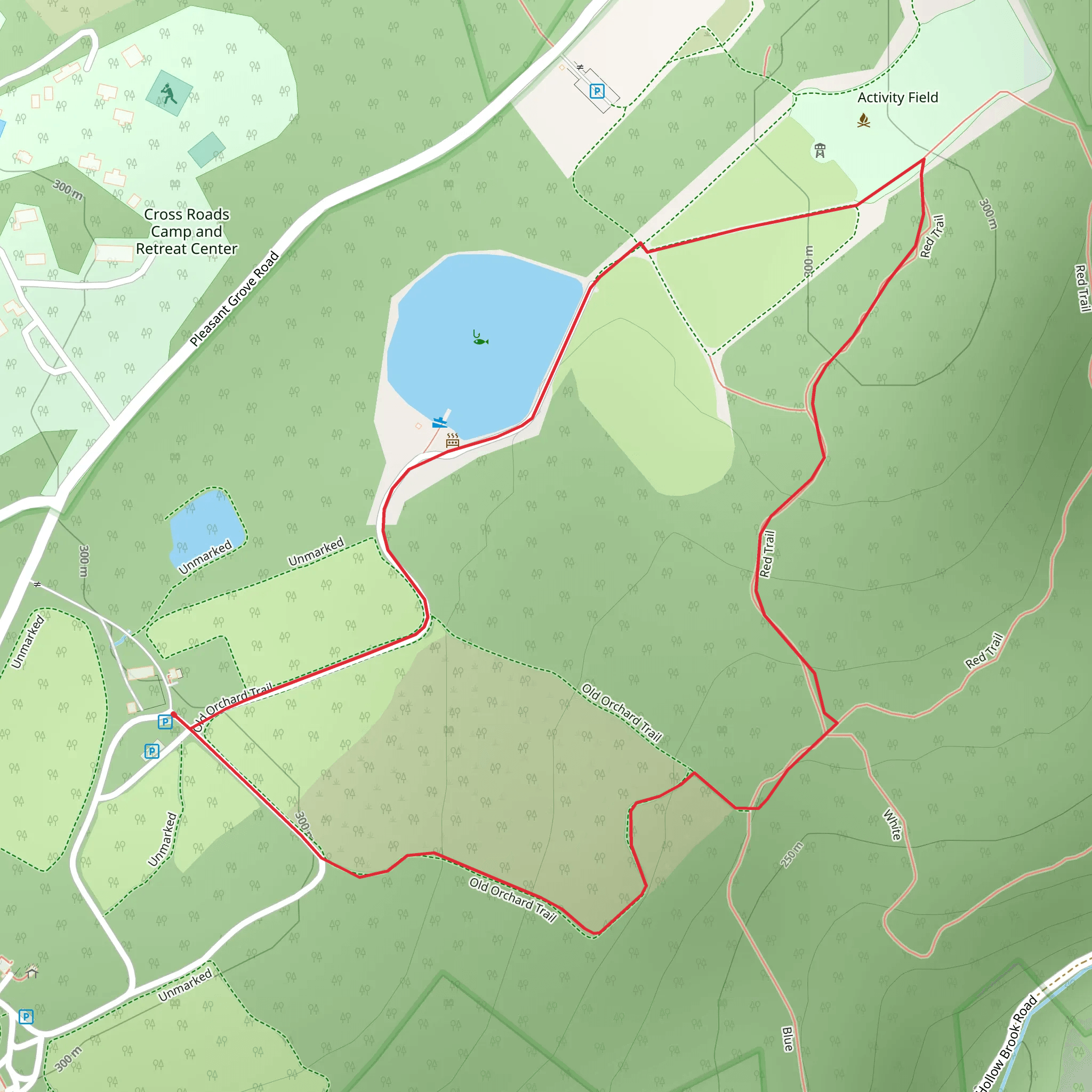 Teetertown Ravine Nature Preserve Loop mobile static map