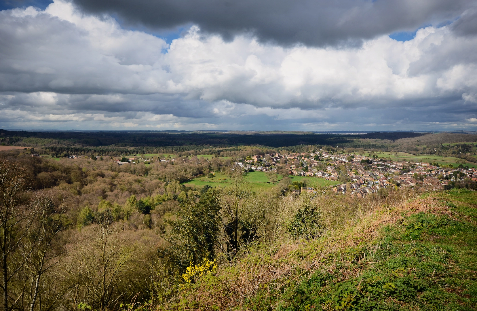 An image depicting the trail Kinver Edge and Holy Austin Rock and its surrounding area.