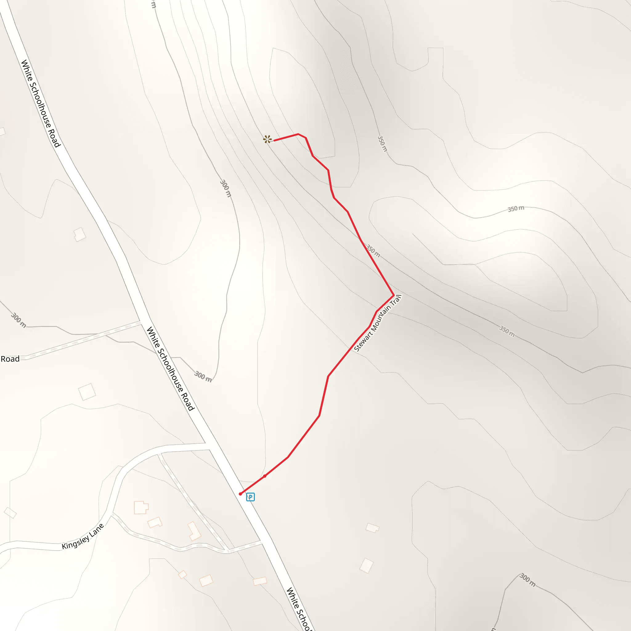 Stewart Mountain Trail mobile static map