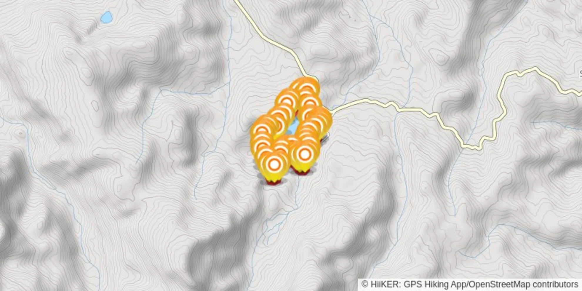 An image depicting the trail Olive Lake Loop and its surrounding area.