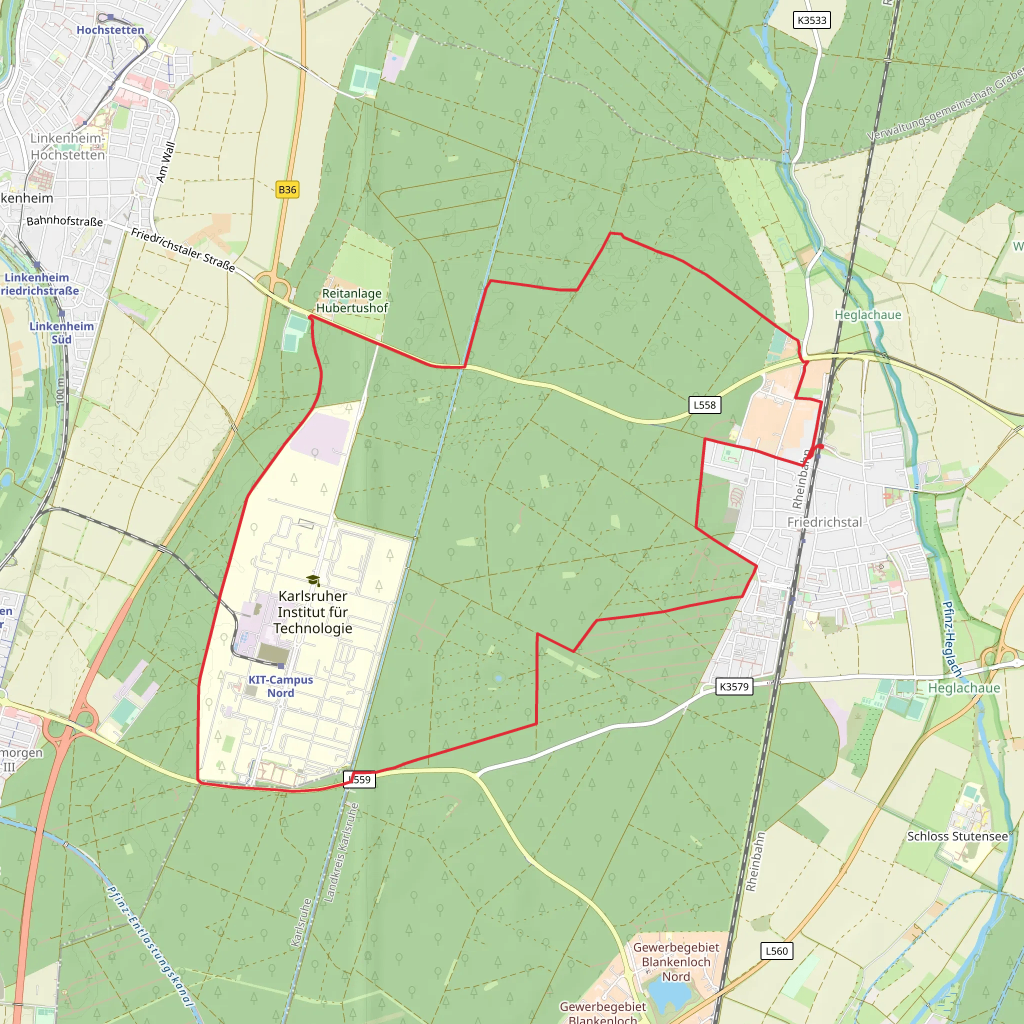 Grabener Allee andStutenseer Querallee mobile static map