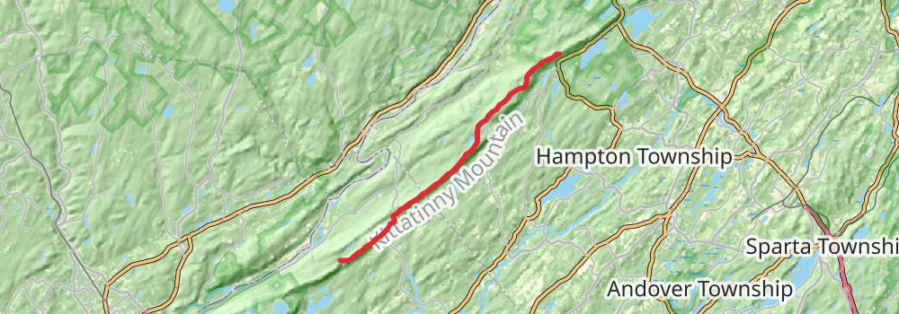 Appalachian Trail - New Jersey stage 2 Map