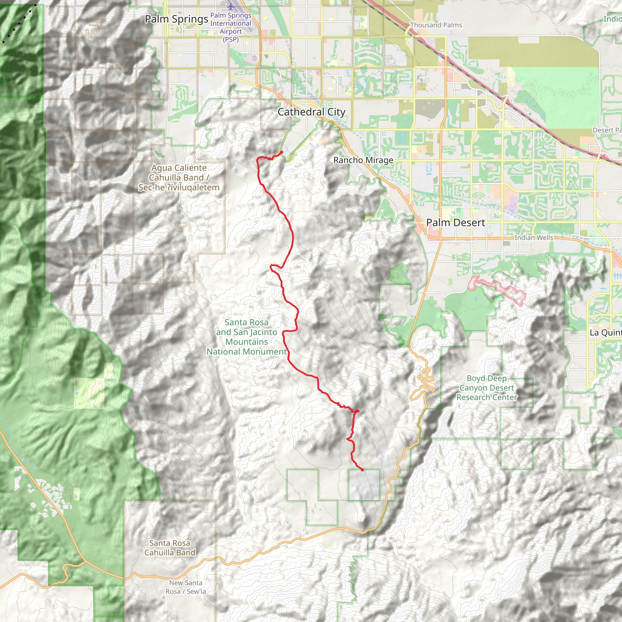 Dunn Road Trail mobile static map