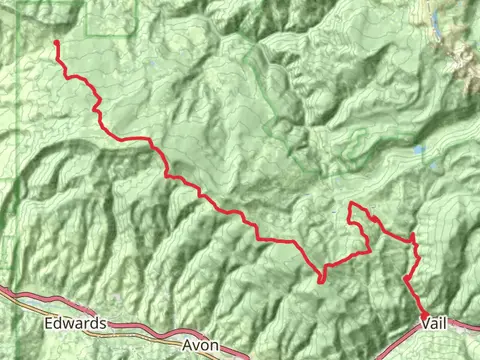 Red Sandstone Creek and Buck creek