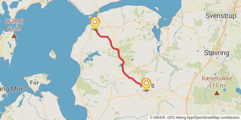 Hærvejen stage 8 Map