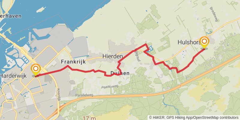 Westerborkpad alt 2 Map