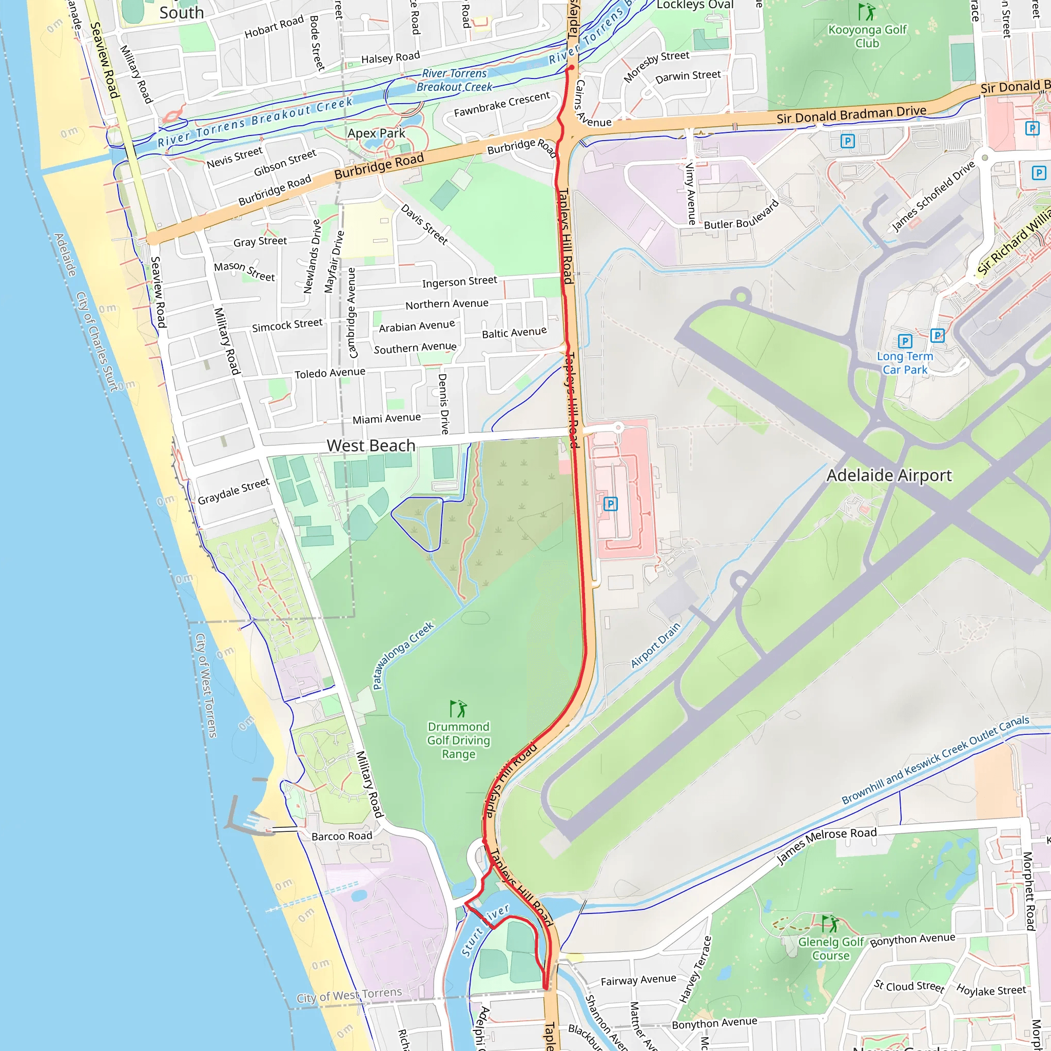 Reece Jennings Track mobile static map