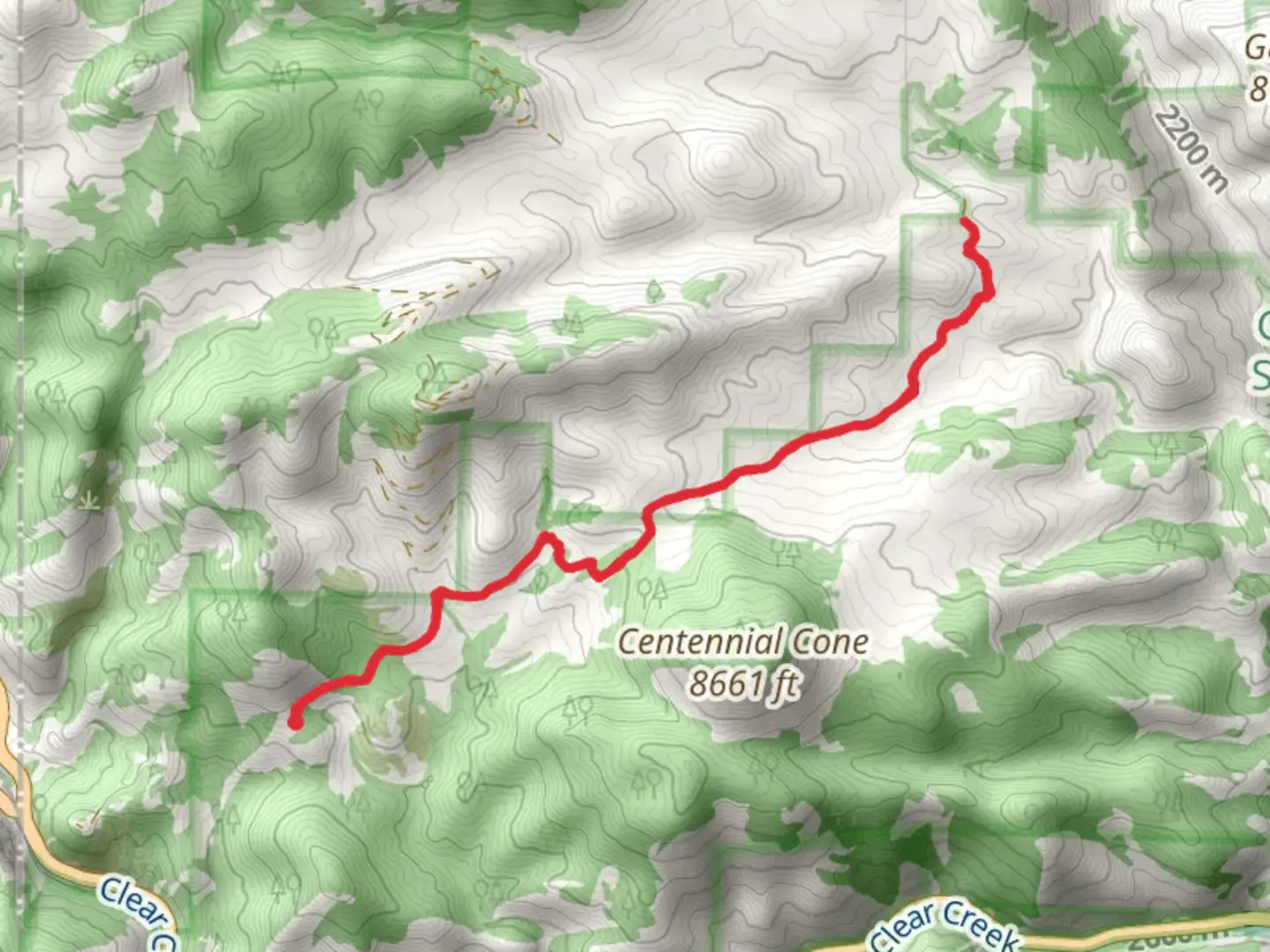 An image depicting the trail Elk Range Trail and its surrounding area.