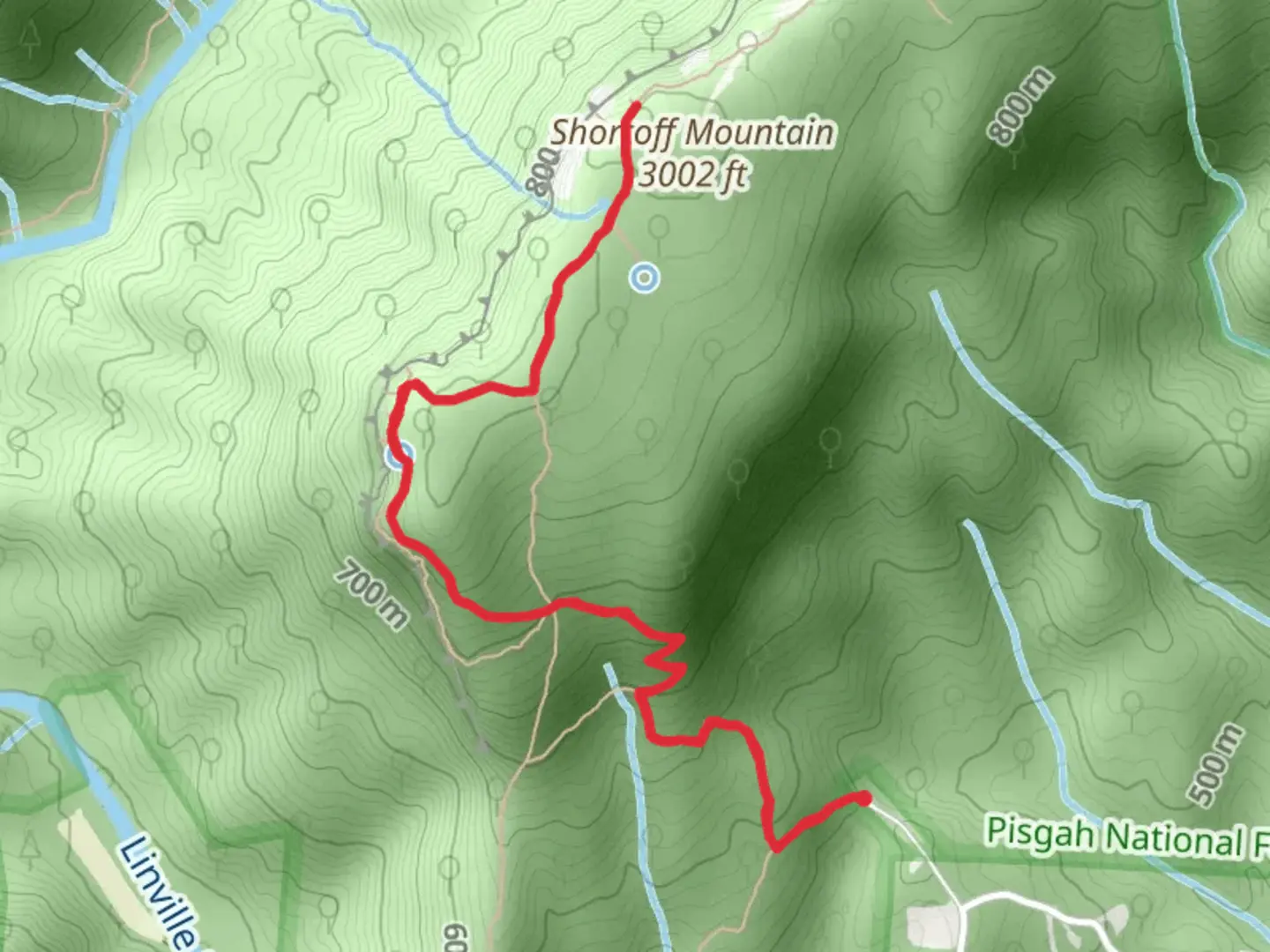 An image depicting the trail Shortoff Trail and its surrounding area.
