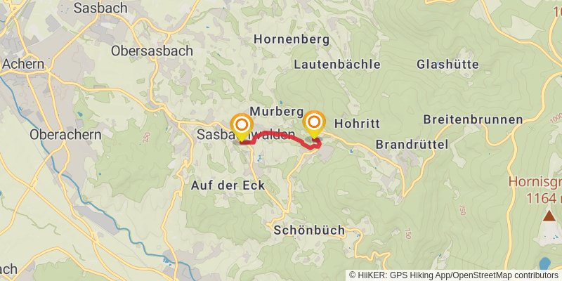 Ortenauer Weinpfad spur 1 Map