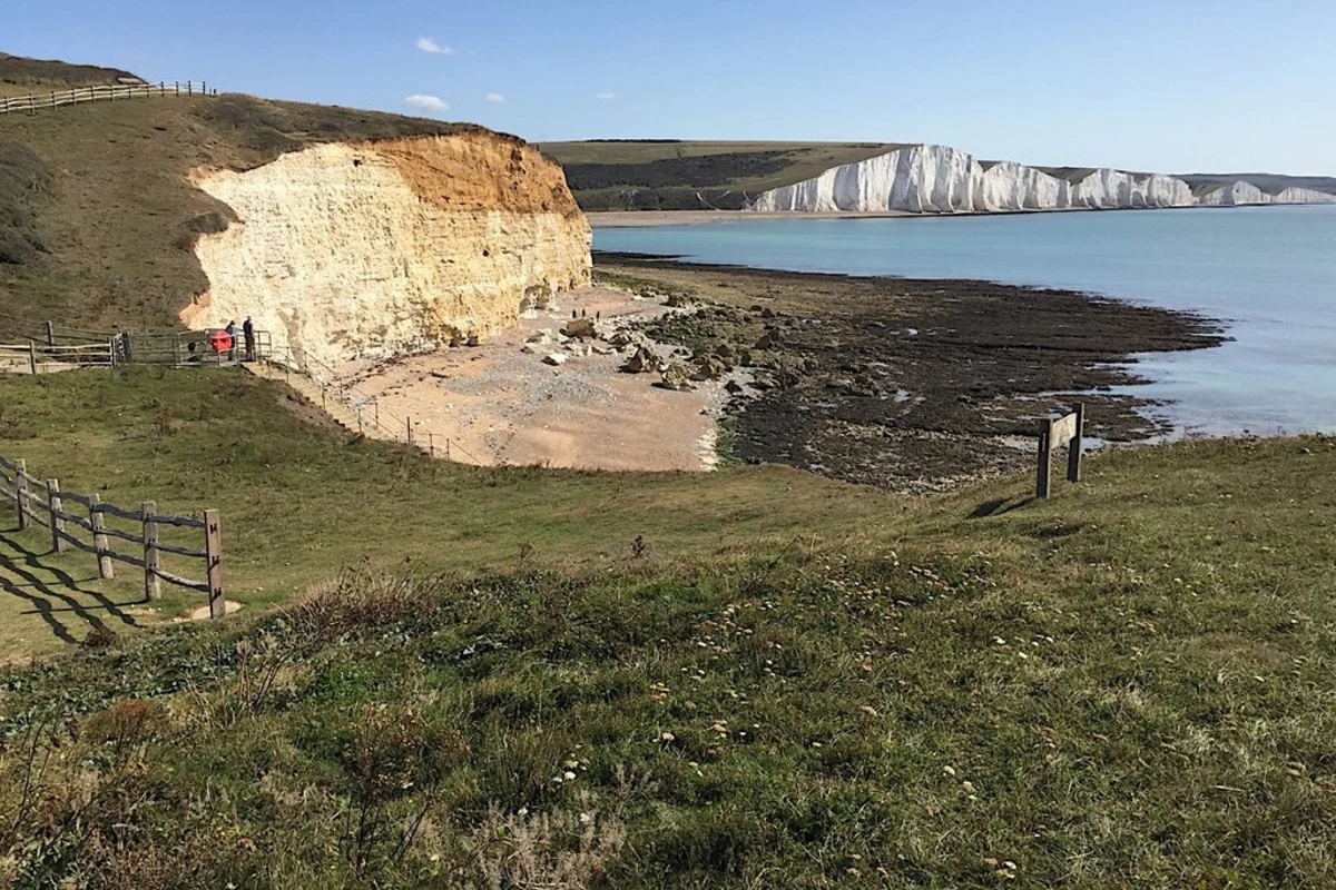 Hope Gap Beach and South Hill via Vanguard Way