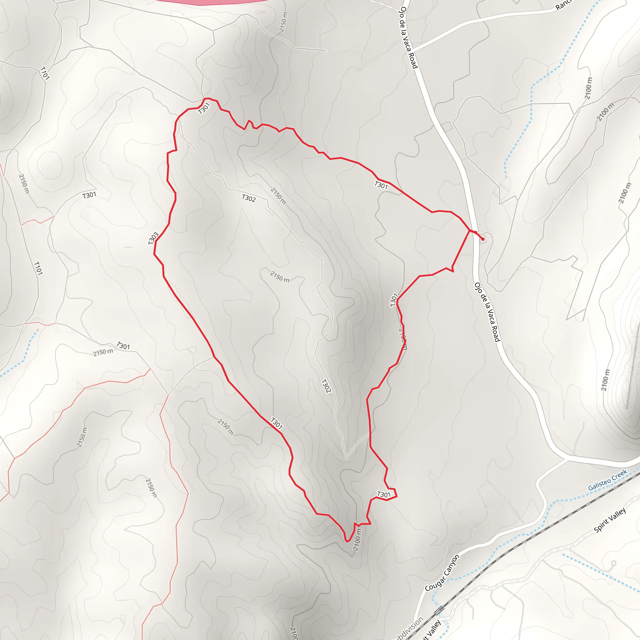 T301 and T303 Loop mobile static map