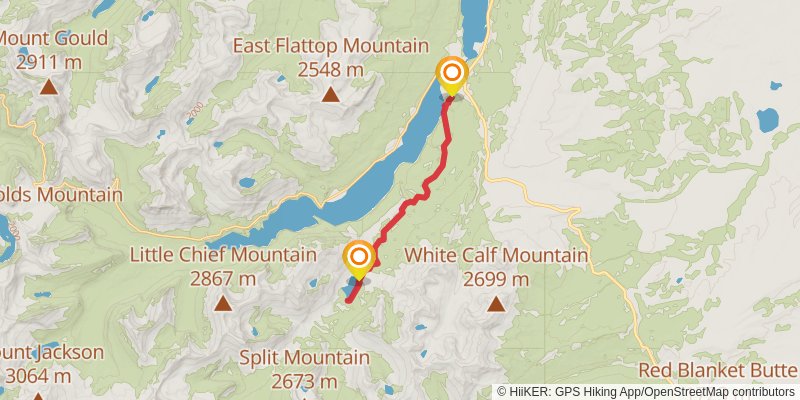 Red Eagle Lake Trail stage 2 Map