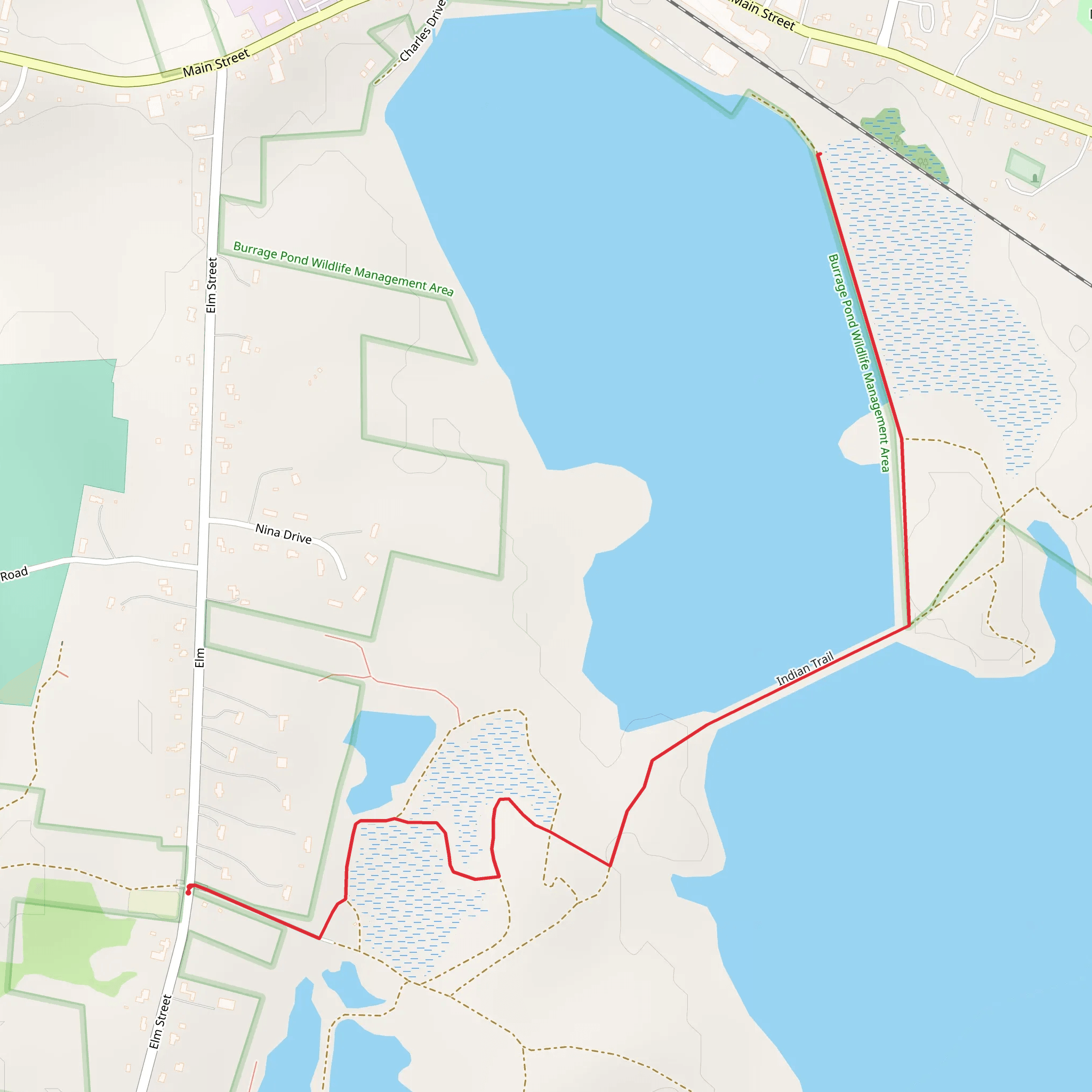 Great Cedar Swamp mobile static map