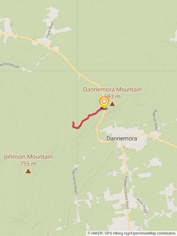 Dannemora State Forest mobile static map