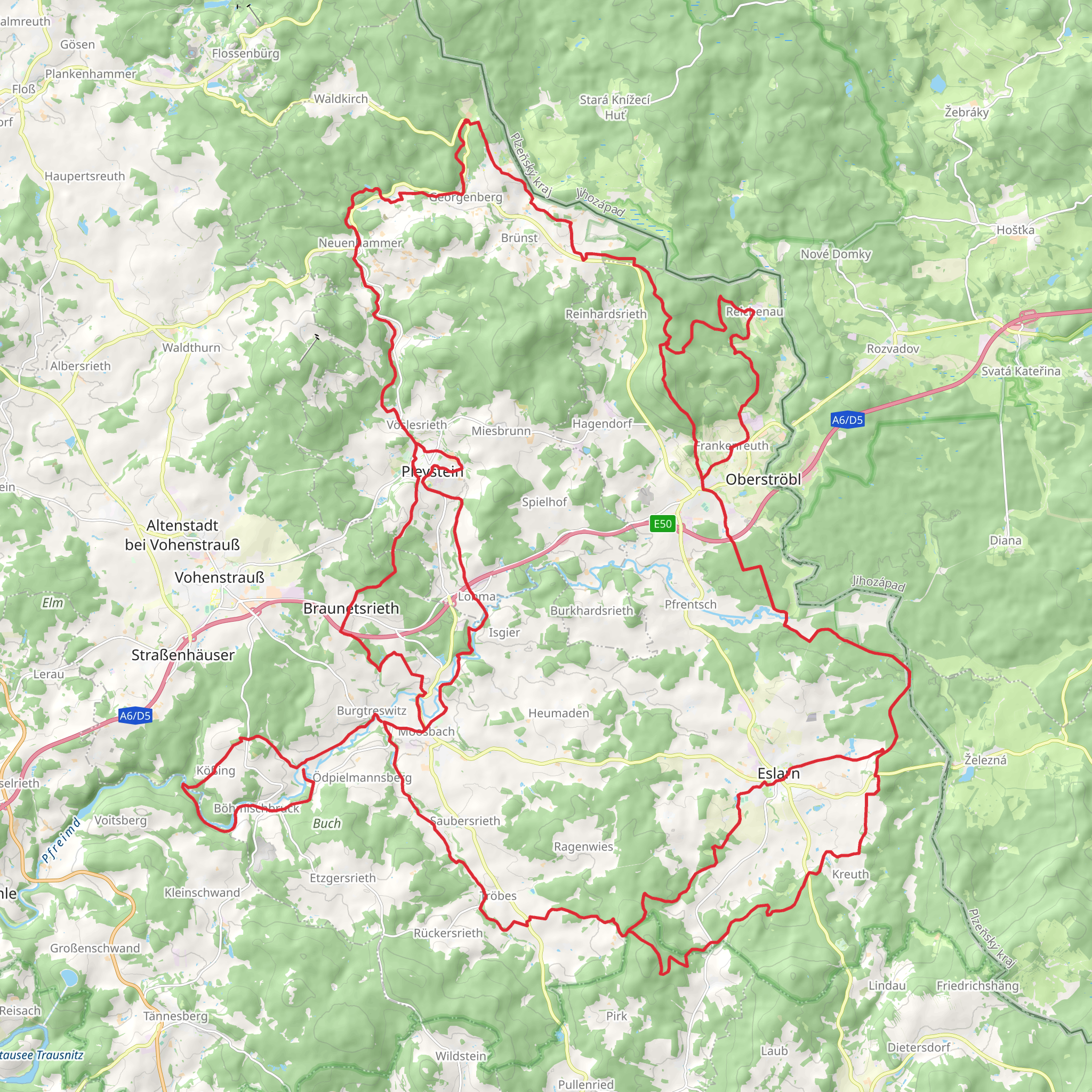 Glasschleifereweg mobile static map