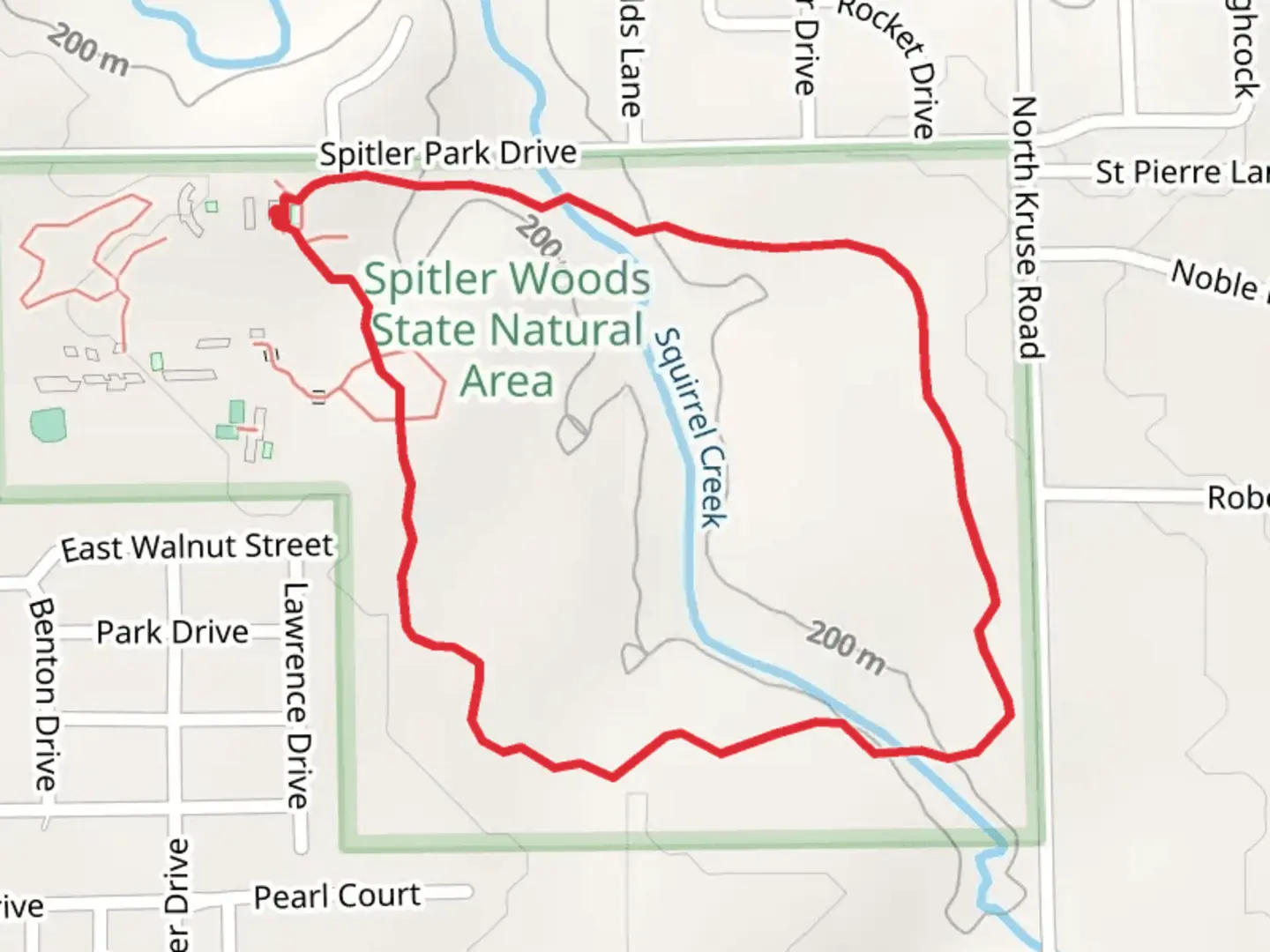 An image depicting the trail Squirrel Creek Loop Trail and its surrounding area.