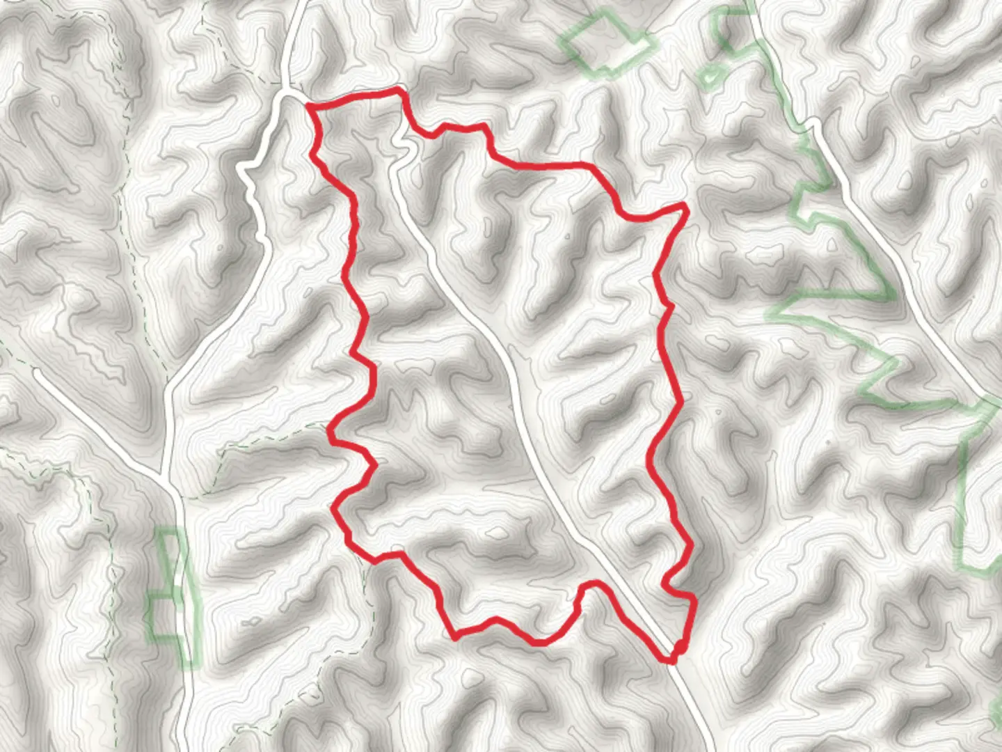 An image depicting the trail Silver Arrow and Backpack Main Trail North Loop and its surrounding area.