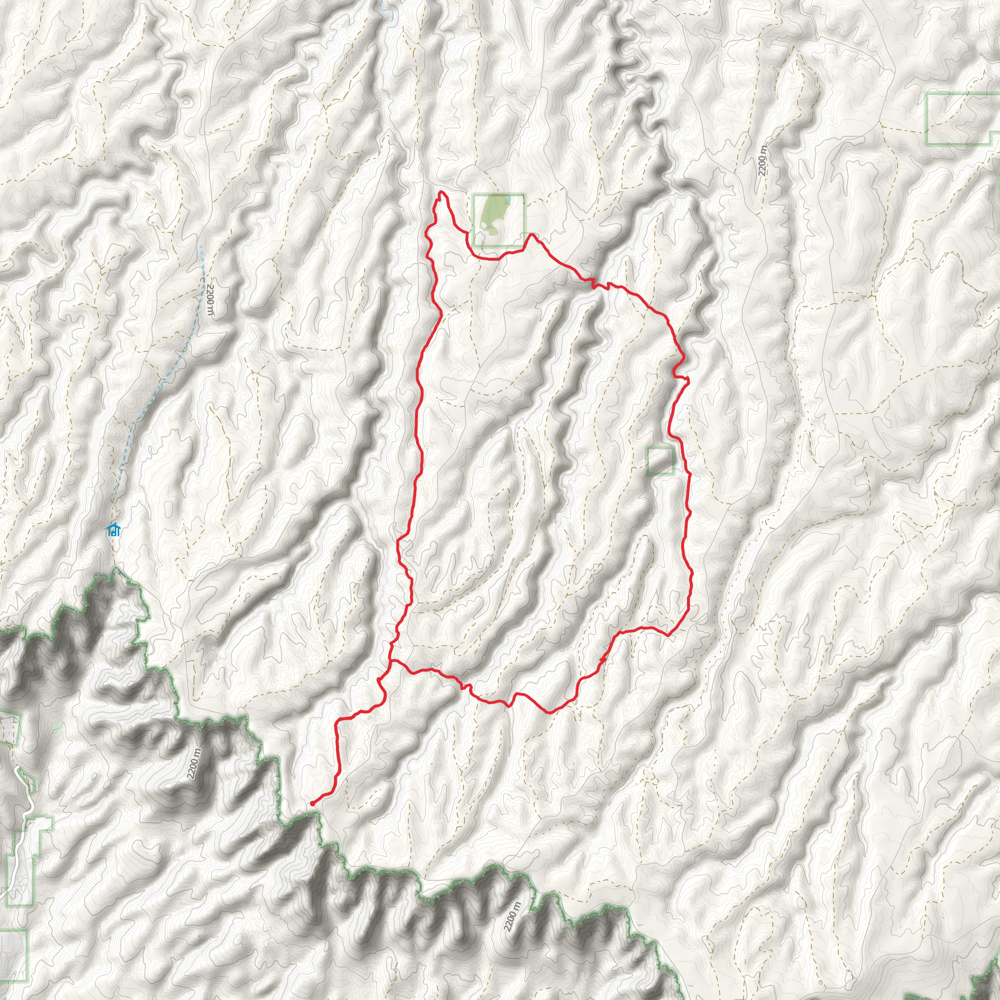 Barbershop - U Bar - Houston Brothers Loop Trail mobile static map