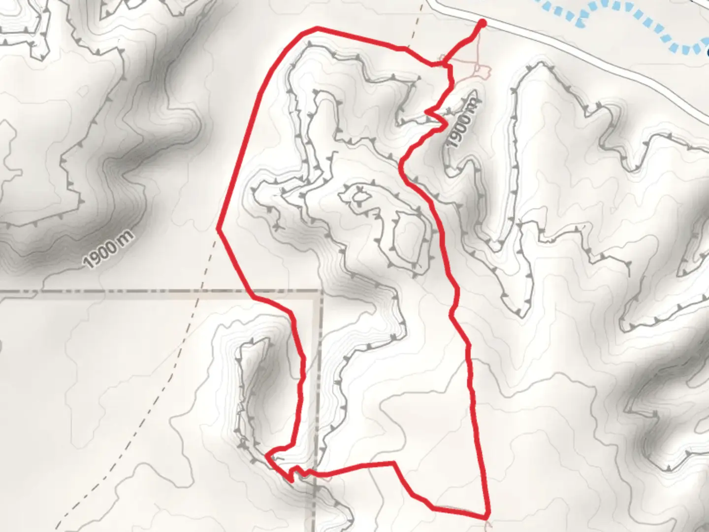 An image depicting the trail South Mesa and Tsin Kletsin Loop Trail and its surrounding area.