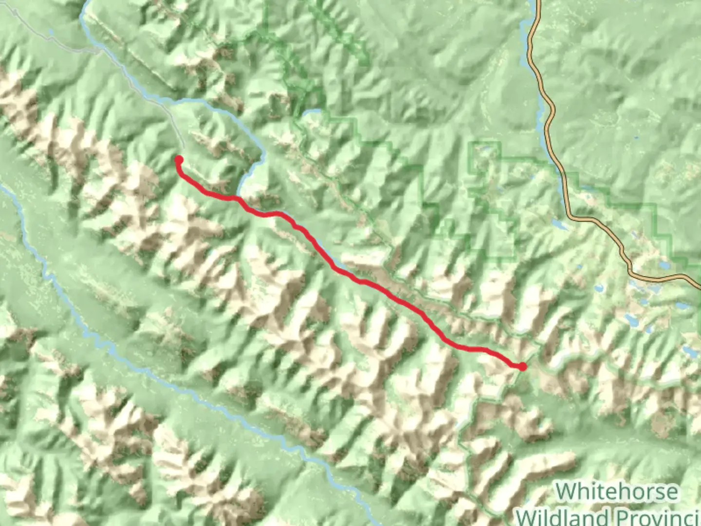 An image depicting the trail Fiddle River Trail and its surrounding area.
