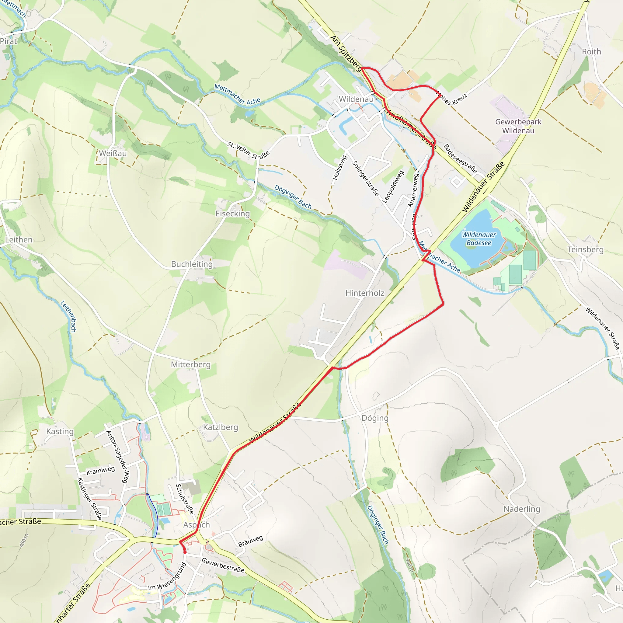 Wildenauer-Höhenweg - 22 mobile static map